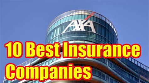 Top 10 Best Insurance Companies In The World Youtube