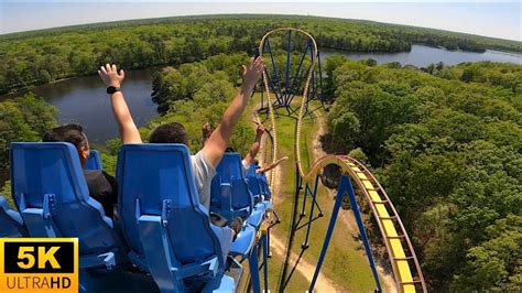 Nitro Pov 5k Back Row Bandm Hyper Coaster Six Flags Great Adventure