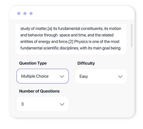 Ai Multiple Choice Test Maker Create Quizzes Instantly