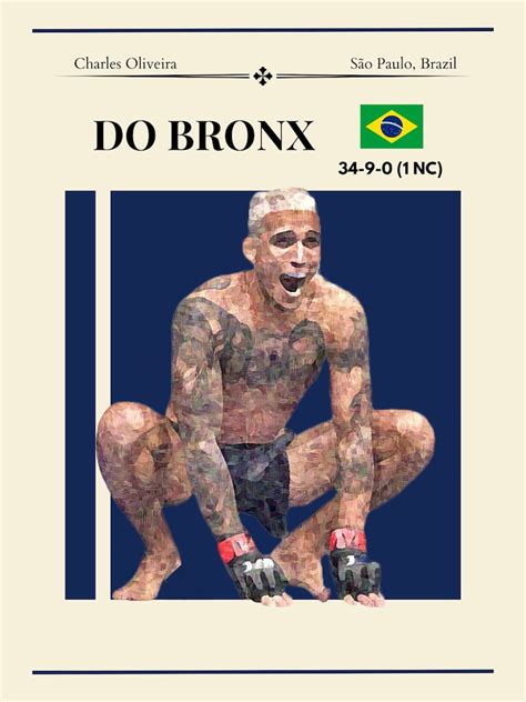 Charles Oliveira Ufc Posters Digital Download Mma Wall Art Ufc T
