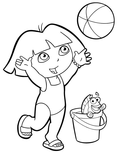 Dessins De Coloriage Dora Imprimer Sur Laguerche Page