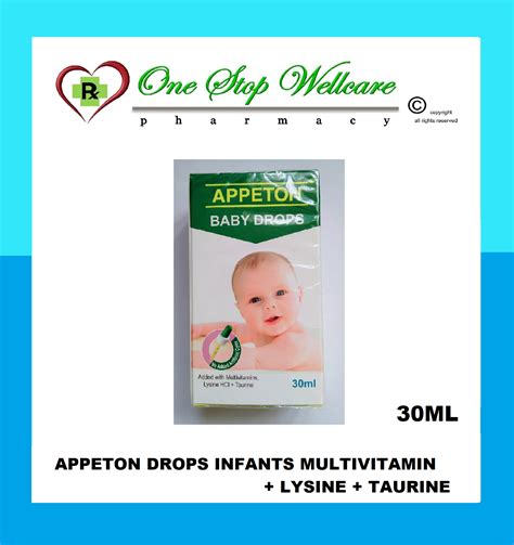 Appeton Multivitamin Baby Drops 30ml Exp 012026 Lazada