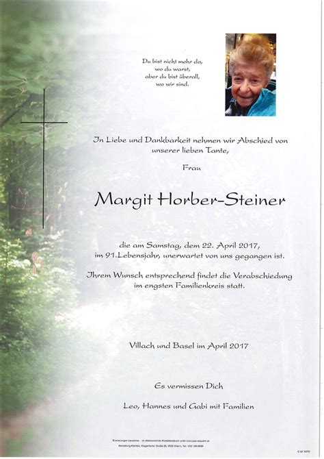 Parte F R Horber Steiner Margit Pax Requiem