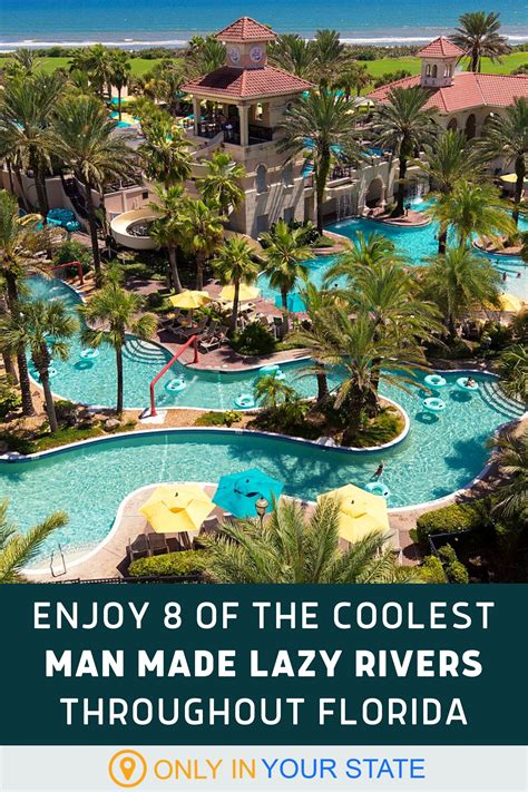 Check Out The 8 Best Man-Made Lazy Rivers In Florida | Florida resorts