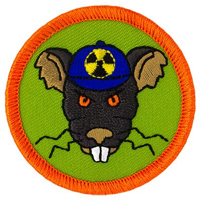 nuclear rat patrol patch custom
