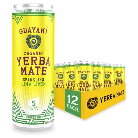 Buy Guayaki Yerba Mate Sparkling Clean Energy Drink Alternative