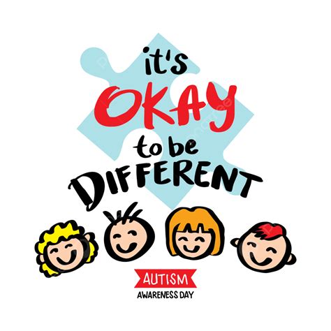 It S Okay To Be Different Hand Lettering Motivational Phrase For World