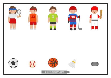 Sports Worksheets Library