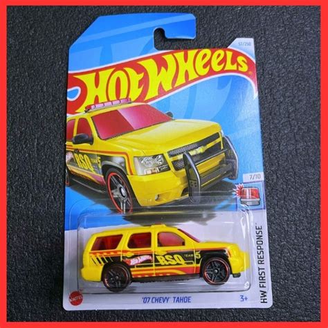 Wm Free Shipping Hot Wheels Cars Chevy Tahoe Hw Response Collection Kereta Suv