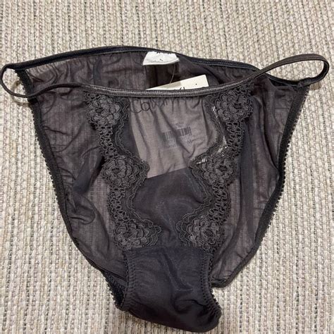 Calvin Klein Intimates Sleepwear Calvin Klein Lace String Bikini Poshmark