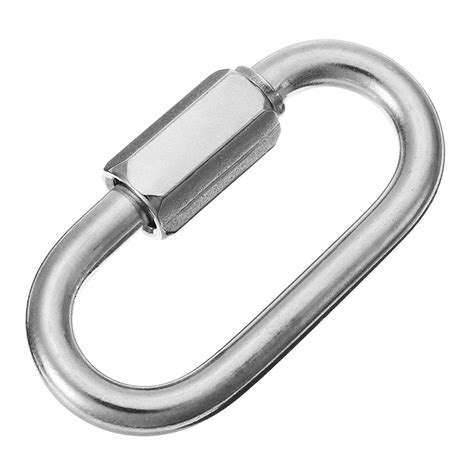 5mm 304 Stainless Steel Quick Link Marine Oval Thread Carabiner Chain Connector Link – Alexnld.com