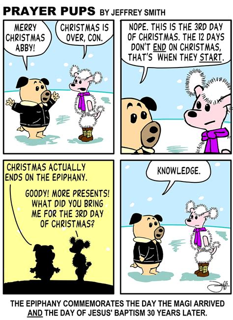 12 Days of Christmas | Christian Cartoons From Prayer Pups Christian Comics