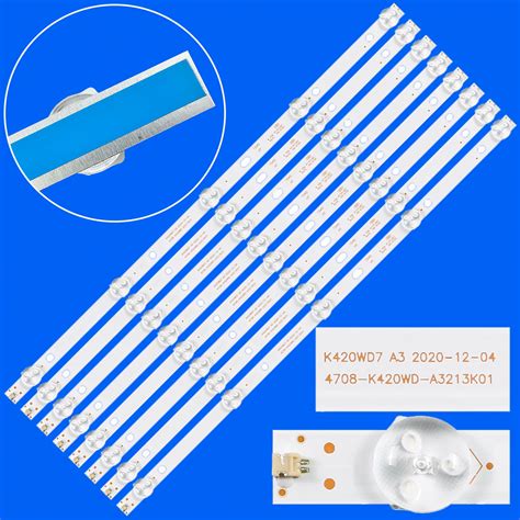 LED-backlight-strip-for-TX-43DR300ZZ-43PHT4001-60-43PFT4001-60-K430WD9 ...