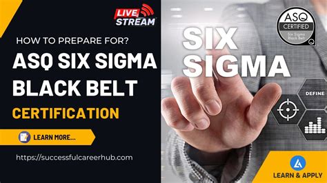 How To Get Asq Six Sigma Black Belt Certification Youtube