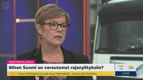 Sis Ministeri Krista Mikkonen Millainen Turvallisuustilanne Rajoilla