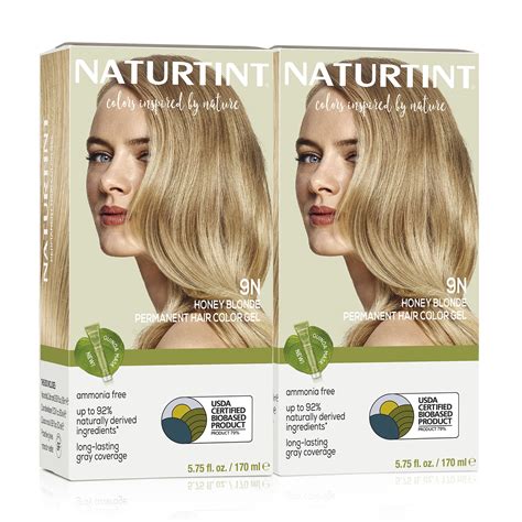 Naturtint Organic Plant Extract Dye Permanent Hair Color N Honey Blonde Pack Of Walmart