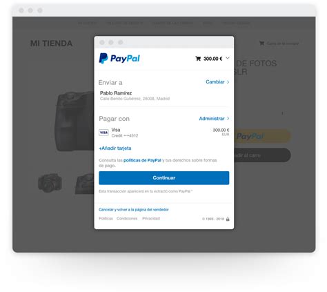 PayPal Checkout Solución de pagos PayPal ES