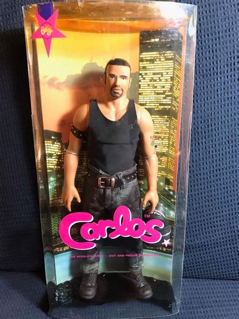 Vintage Gay Billy Doll By Totem Latino Carlos In Black Leather Pants Tank Top