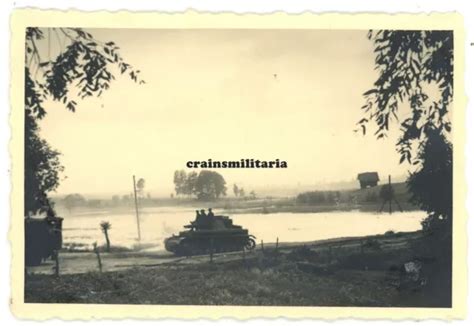 Orig Foto Vormarsch Pd Panzer Iv Tank In Russland Eur