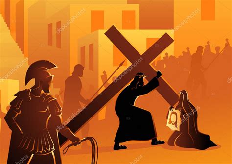 Serie De Ilustraci N Vectorial B Blica V A Crucis O Estaciones De La