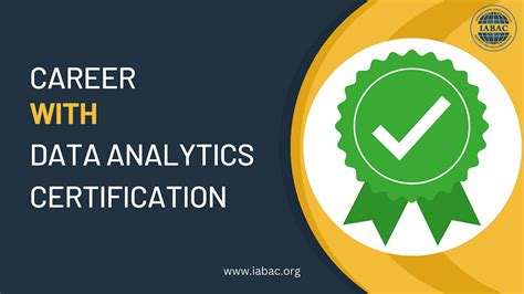 Career With Data Analytics Certifications By Iabac Medium