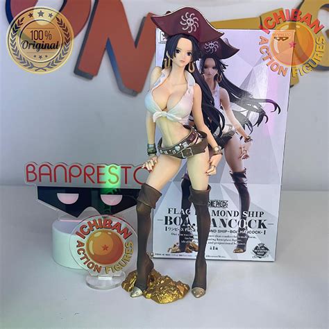 Boa Hancock One Piece Flag Diamond Banpresto 100 Original Com Caixa Ichiban Action Figures