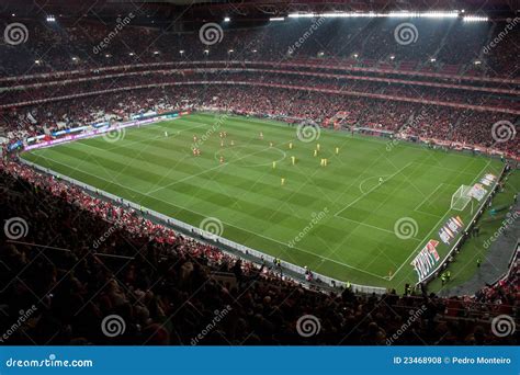 Soccer game stadium editorial stock photo. Image of friendship - 23468908