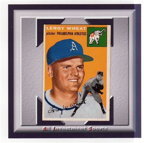 Topps Leroy Wheat Nm Awesome Baseball Card For Your Set