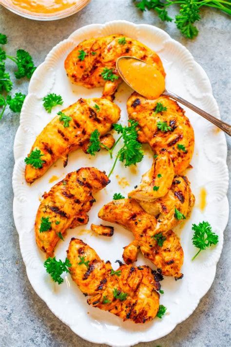 Grilled Tandoori Chicken Recipe Marinade Averie Cooks