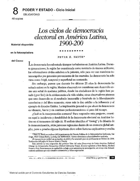 08 Smith Democracia A Latina Introducción a la economía Studocu