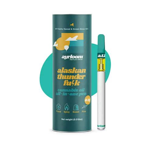 Buy Ayrloom Alaskan Thunder Fuck Disposable Vape Online Strain Stars Cannabis Dispensary Near Me