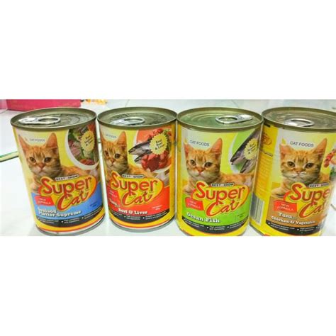 Jual Super Cat Kaleng Gr Makanan Kucing Basah Shopee Indonesia