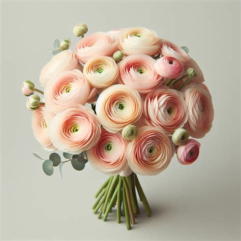 Blooming With Beauty The Blush Ranunculus Bouquet My