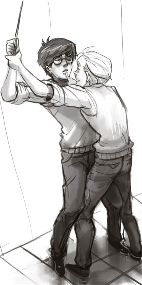 Uhh Harry And Draco By Bakanaartist On DeviantART Drarry Gay Harry Potter Harry