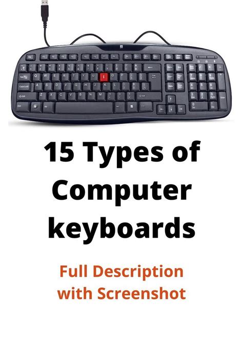 15 Types Of Computer Keyboards Computer Keyboard Types Of Computer