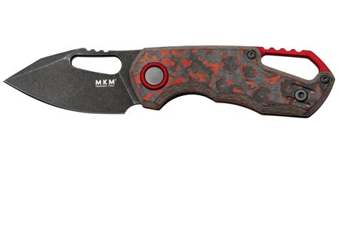 MKM Isonzo FX03 3CLD Clip Point Dark Stonewashed Lava Flow Carbon