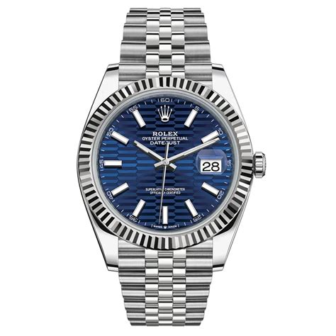 Rolex Datejust 41 Oyster Perpetual Blue Dial 126334-0032 for $0 • Black ...