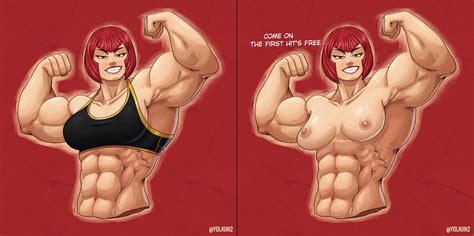 Comm SF6 Marisa Flexing By Yolkiin Hentai Foundry