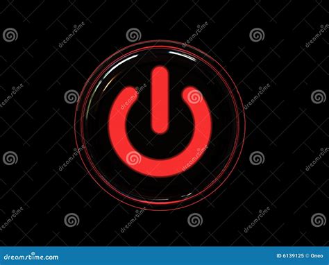Red Power Button Royalty Free Stock Photo Image 6139125