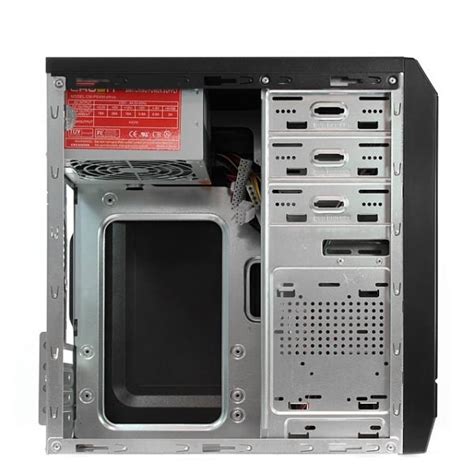 Компьютерный корпус CROWN CROWN CMC-400 Black - Серия Smart с блоком ...
