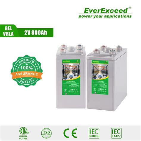 2v Long Life Fast Charging Rechargeable Deep Cycle Lead Carbon Battery 800ah For Solar Energy