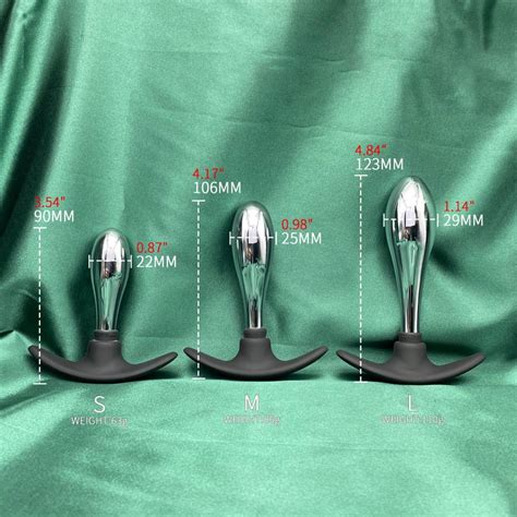 Metal Anal Training Plugs For Woman Men Beginner Butt Plug Kit Trainer Sizes Anal Toys