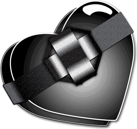 Congratulations The Png Image Has Been Downloaded Black Heart Shaped