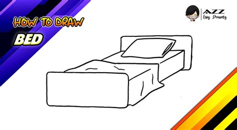 25 Easy Bed Drawing Ideas - How to Draw a Bed