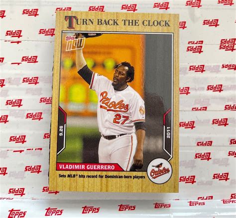 Vladimir Guerrero Sr Mlb Topps Now Turn Back The Clock Card