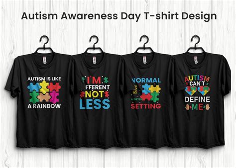 Autism Awareness Day T Shirt Design On Behance