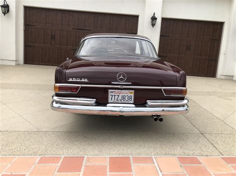 1967 Mercedes Benz 250SE Coupe 4 Speed Sesame Cars