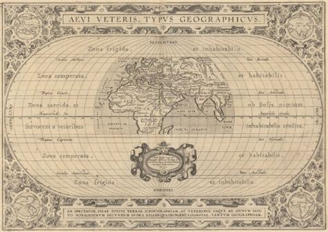 Aevi Veteris Typus Geographicus Karte In Theatrum Orbis Terrarum