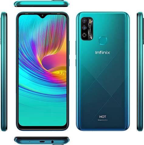 Infinix Hot 9 Play X680 Quetzal Cyan 64GB 3GB RAM Gsm Unlocked Phone MediaTek Helio A25 DISPLAY