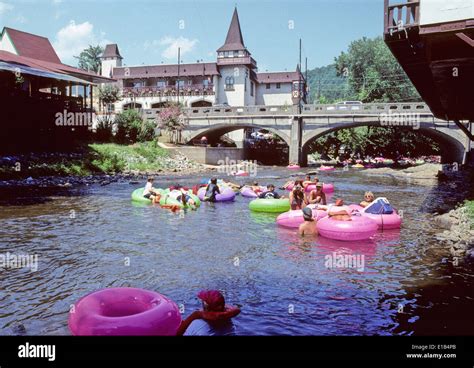 People float in tubes, or "go tubing" on the Chattahoochee River in the ...